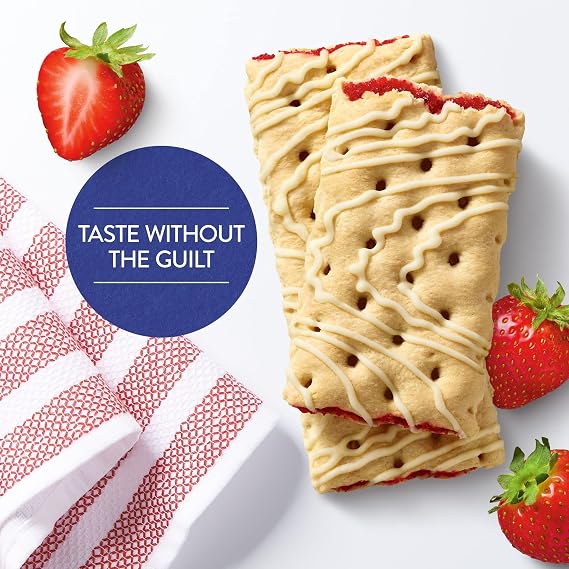 Kellogg's Special K Pastry Crisps, Breakfast Bars, 100 Calorie Snacks, Strawberry (6 Boxes, 216 Crisps)