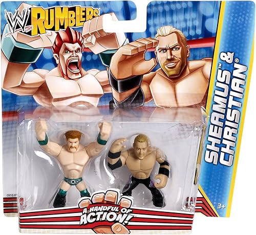 Miniatura 3 de Paquete de 2 figuras de Sheamus y Christian de WWE Rumblers