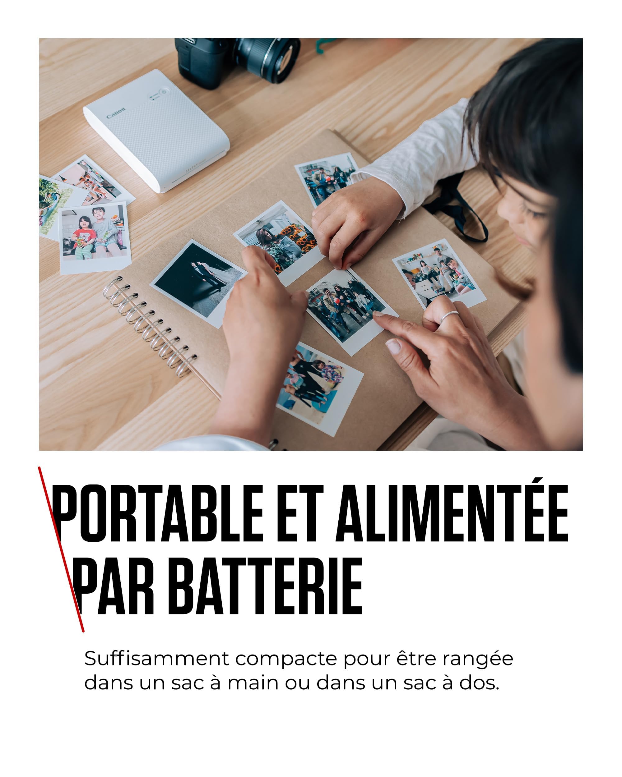 Canon SELPHY Square QX10 Imprimante Photo Portable - Blanc