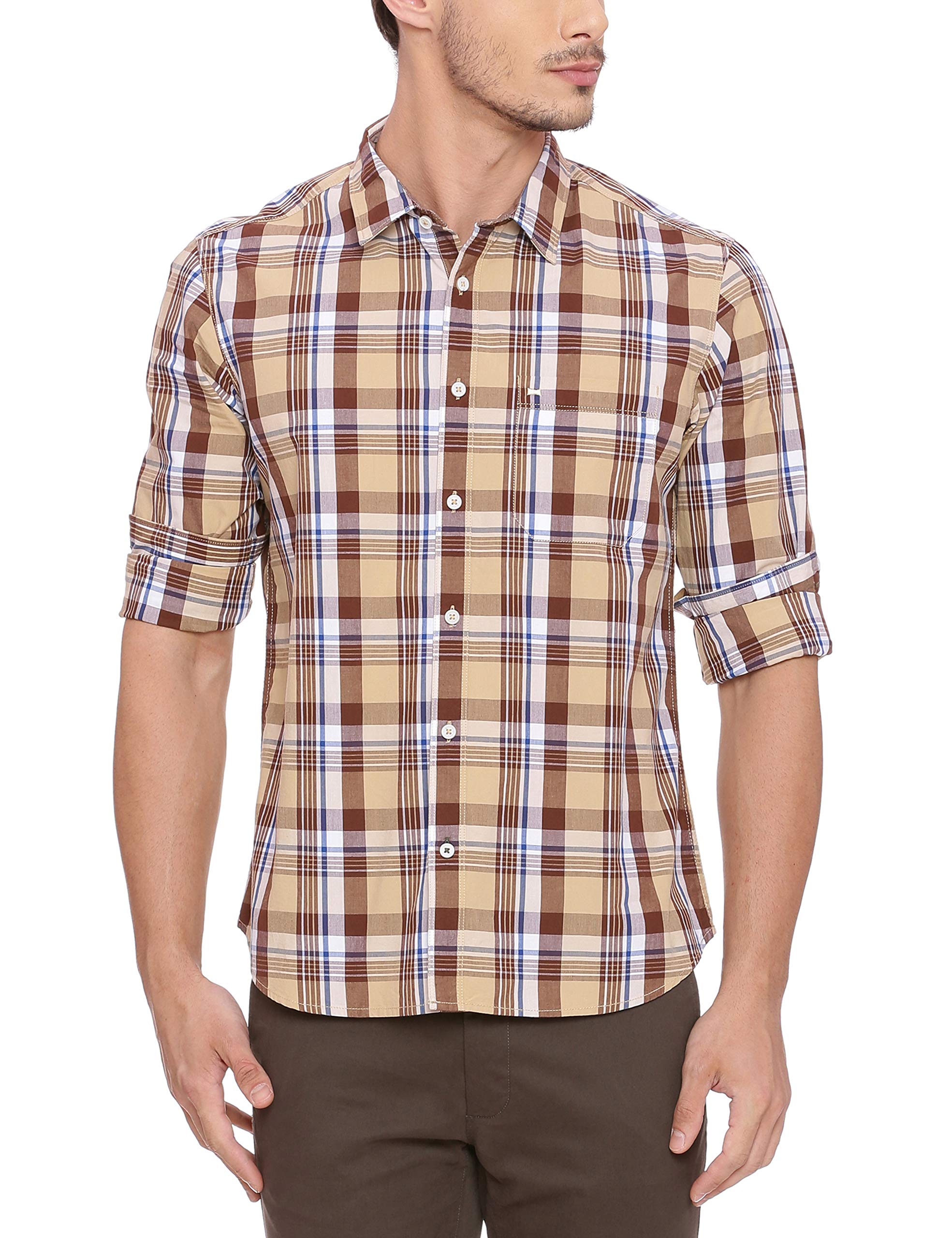 その他 TEN CHECK SHIRT XL BROWN TEN CHECK SHIRT XL BROWN
