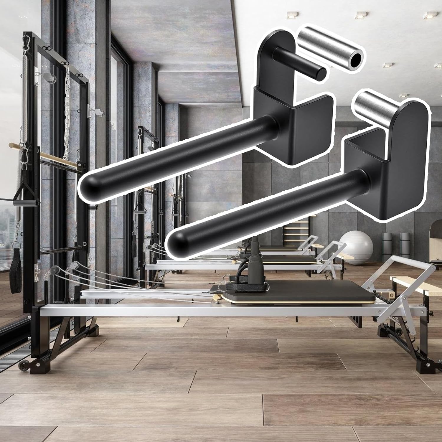 Fitness Weight Plates Holder Power Rack Attachment Weights Storage Rack for Strength Training and Storage Plates Holder