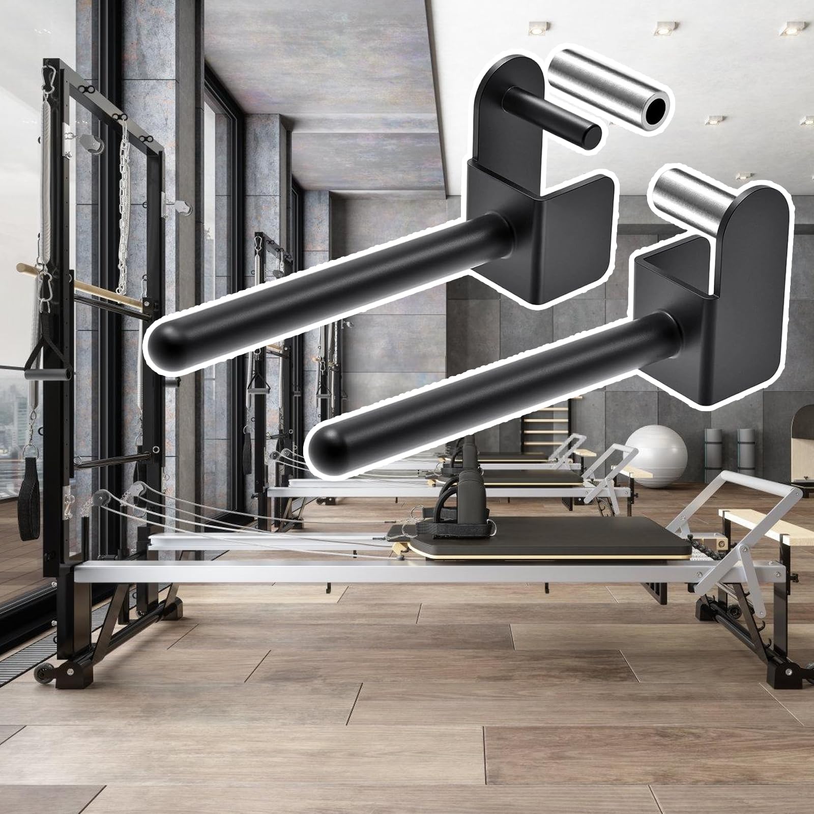 Discos de pesas, soporte, organizador, accesorios para rack, almacenamiento de pesas para poder y sentadillas, rendimiento duradero
