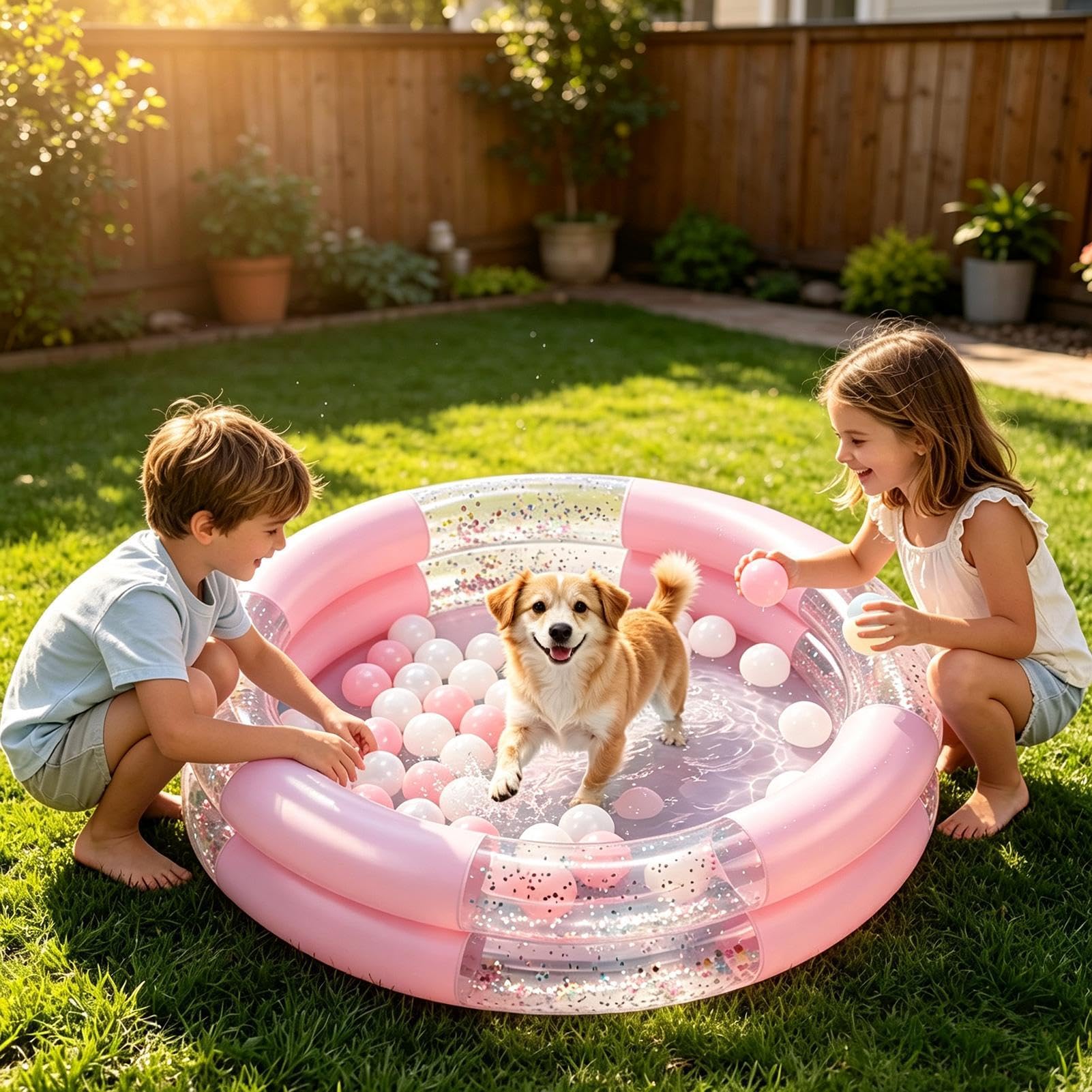 Kinderpools Hinterhof aufblasbare kleine Schwimmspielzeuge | Aufblasbarer Kinderpool Für Dusche Park Badewanne Sommer Garten Mädchen Spielcenter