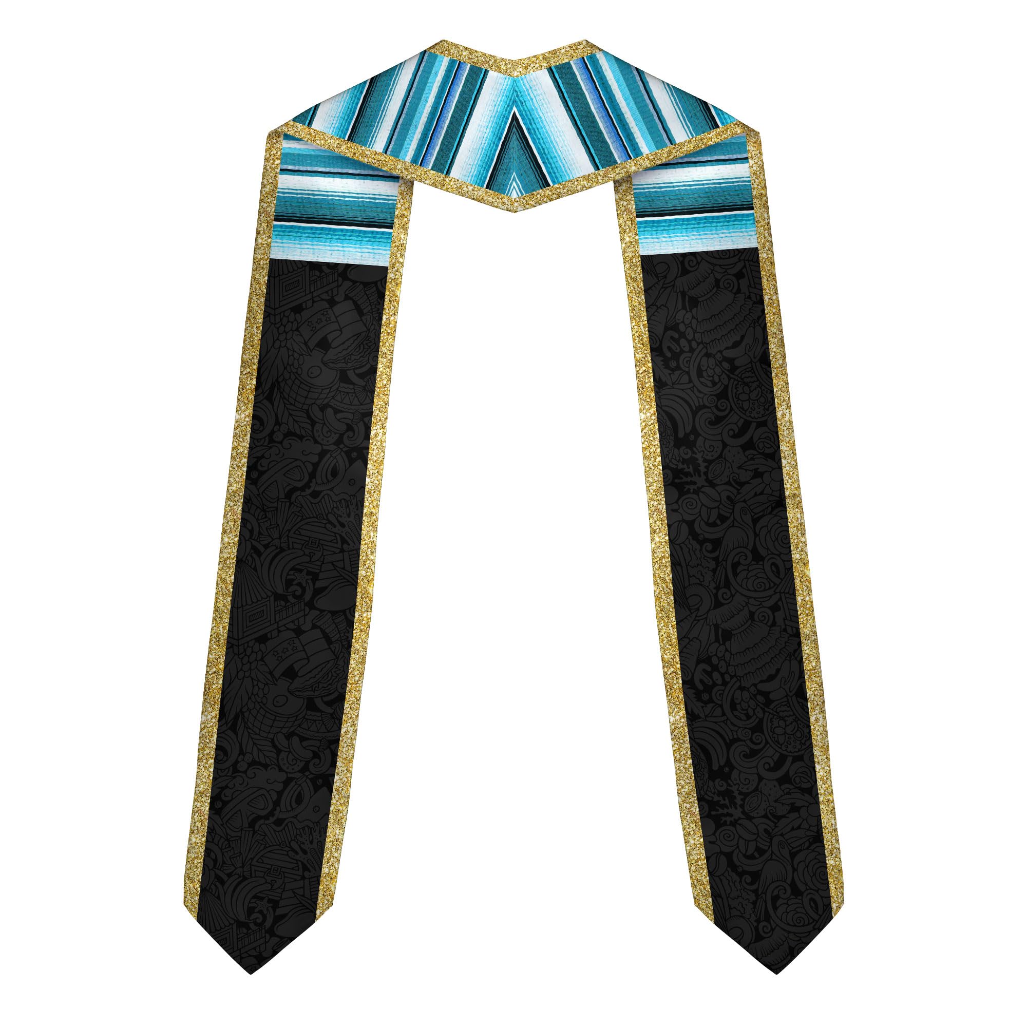 MonkeyVan Honduran Graduation Sash, Custom Honduran American Flag Graduation Sash 2025, Honduras Graduation Stole Style 13