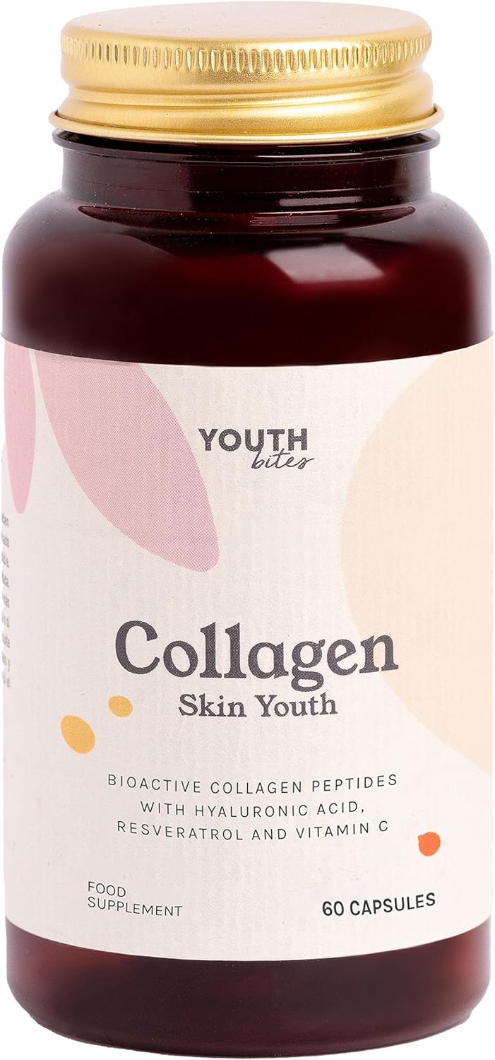 Collageenverisol anti-aging – gepatenteerd isol + hyaluronzuur + resveratrol + vitamine C + bioactieve collageenpeptiden – voorkomt en vertraagt huidveroudering – 60 capsules