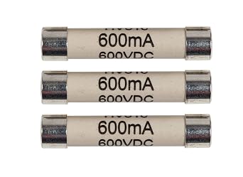 Power Probe 600mA 600V DC Fuse, 3 Pack PPTK0035