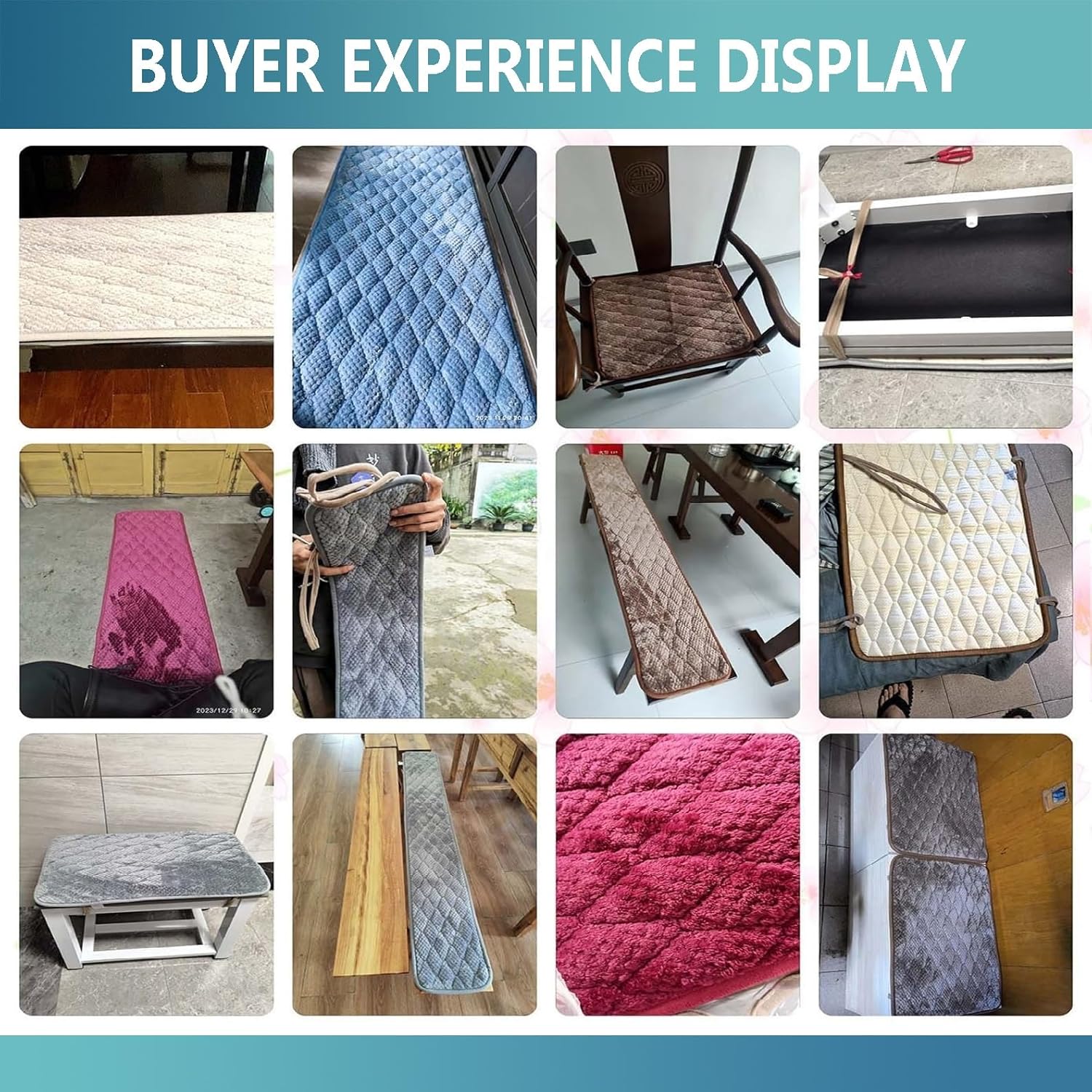 屋外窓座布団滑り止め洗える座布団室内家具ベンチ座布団ガーデンテラスブランコソファ座布団屋外ガーデンベンチシート、屋内または屋外ベンチ