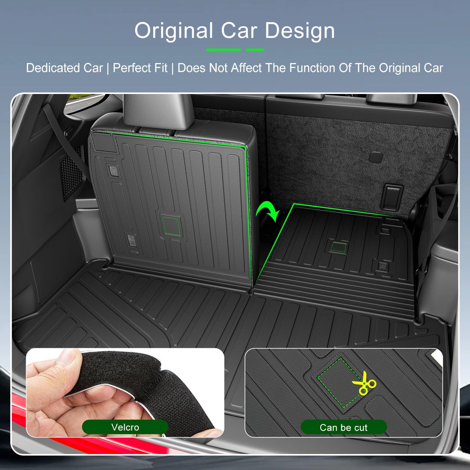 Cargo Mat Compatible with 2024-2026 Lexus TX 350 500H 550H+ Trunk Liner Cargo Liner Backrest Trunk Mat Replacement for 2024-2026 Lexus TX Accessories
