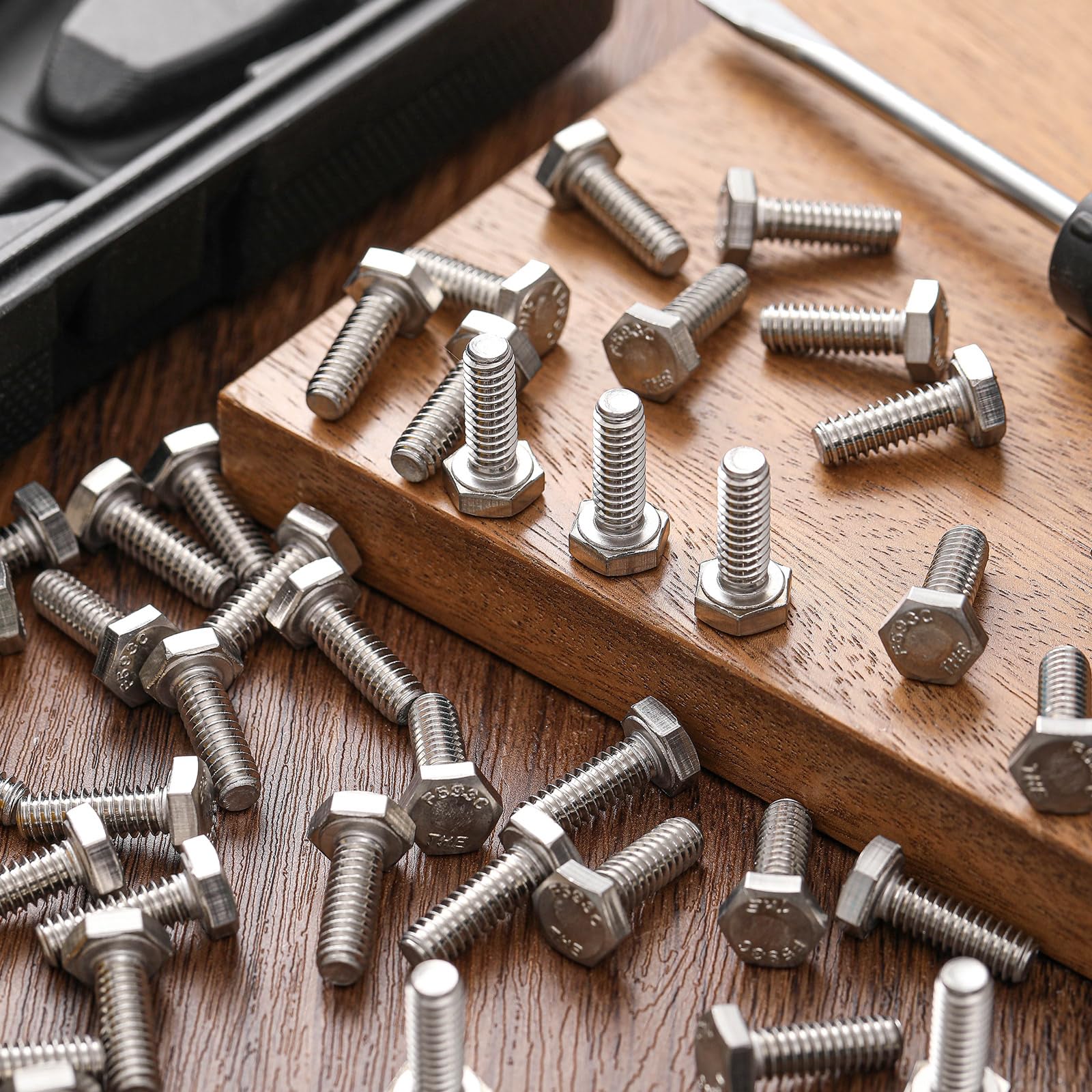Zonon Stainless Steel Hex Bolts - 50 Pack -5