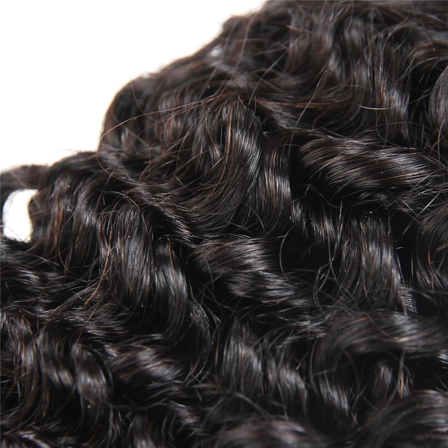 Curly Human Hair Bundles 14 Inch Kinky Curly Bundles Human Hair 12A Brazilian Single Jerry Curly Bundle Quick Weave Extensions for Black Women