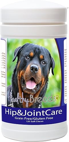 Healthy Breeds Rottweiler - Cuidado de cadera y articulaciones, 120 unidades