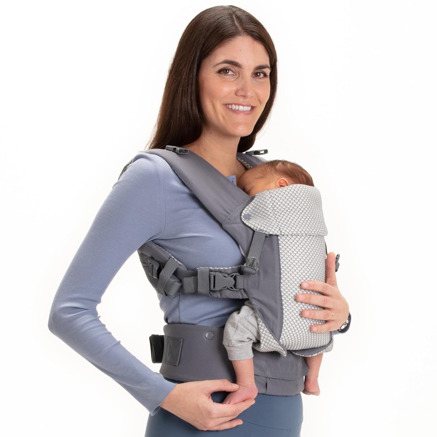 Beco Gemini Baby Carrier from Newborn to Toddler – Certified Ergonomic Newborn Baby Carrier for Infants and Children of 7-35 lbs – M Shape, Adjustable Seat, Breathable 3D Mesh (Cool Dark Grey) Beco Gemini Baby Carrier from Newborn to Toddler – Certified Ergonomic Newborn Baby Carrier for Infants and Children of 7-35 lbs – M Shape, Adjustable Seat, Breathable 3D Mesh (Cool Dark Grey)