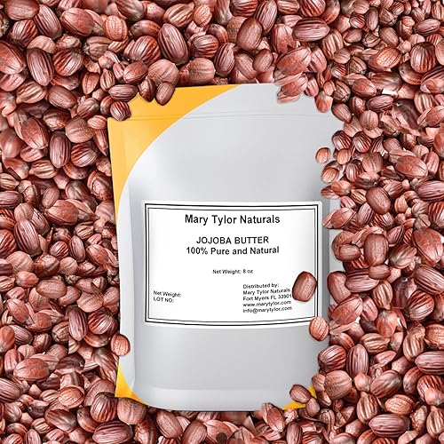 Miniatura 3 de Mary Tylor Naturals Mantequilla de jojoba (8 onzas), sin refinar, 100% pura, cruda, grado premium