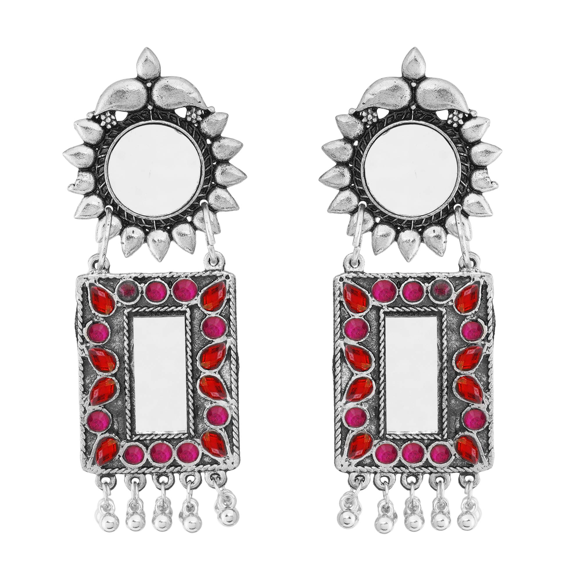 Shreyadzines Oxidized Jhumkas Jhumka Jhumki Celebrity Choice Wedding Traditional Earrings for Women