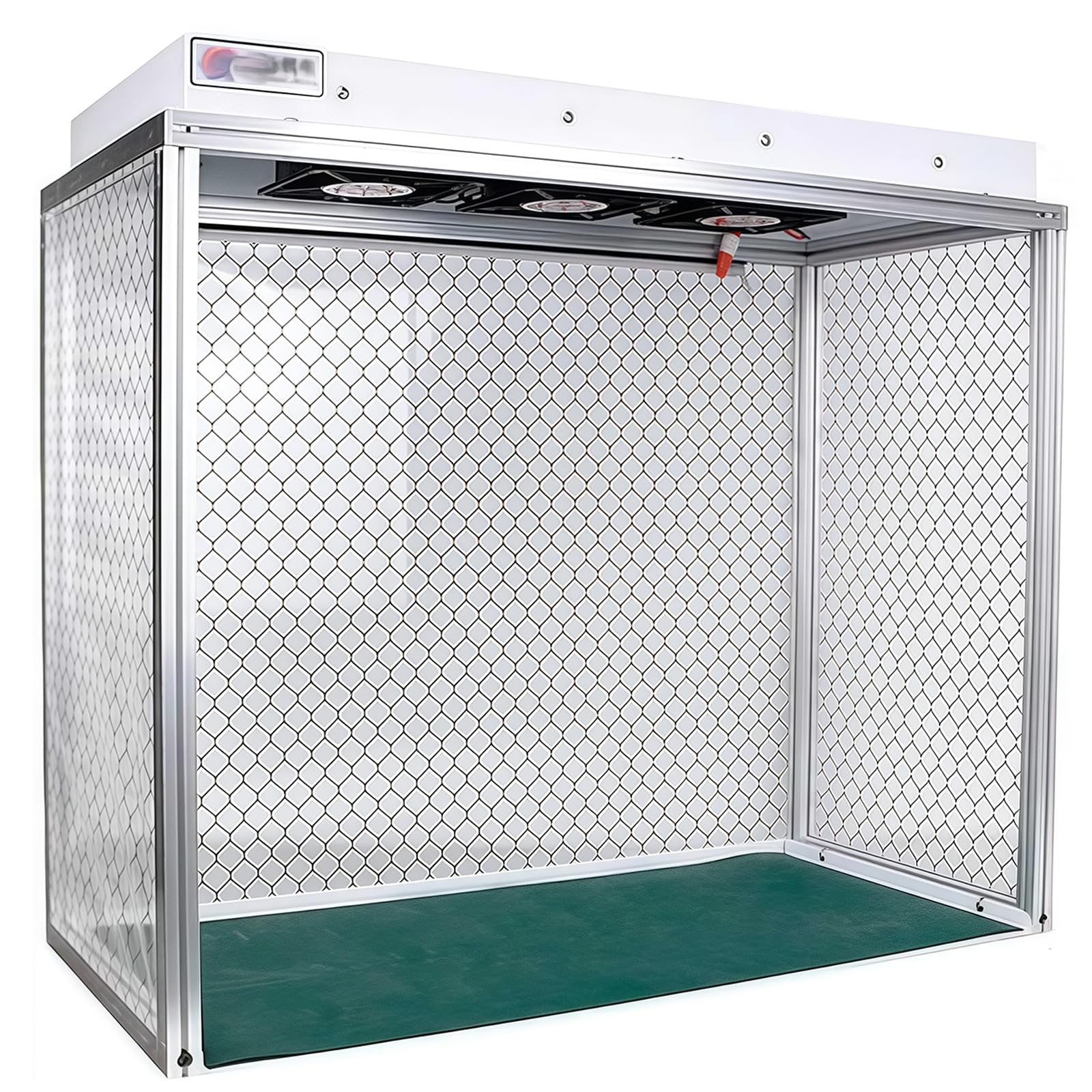 Campana De Flujo Laminar Vertical con Filtro Hepa, Cabina De Flujo Laminar con 3 Ventiladores, Cabina De Flujo Laminar para MicologíA, para Limpieza De Clase 100