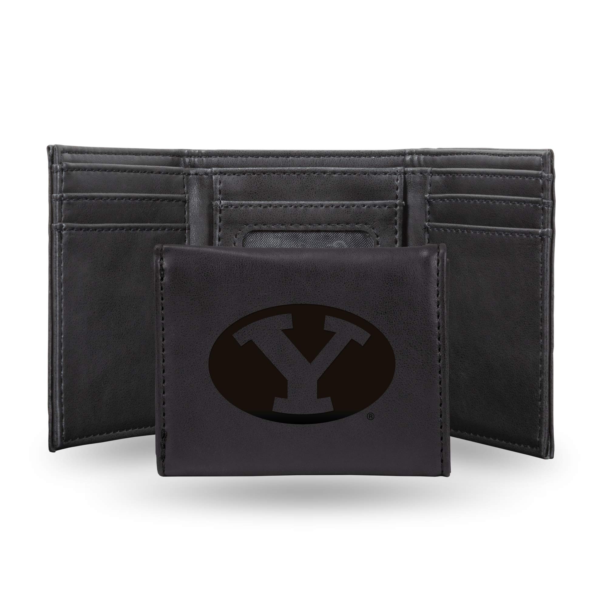Rico Industries NCAA Laser Engraved Trifold Laser Engraved Tri-Fold Wallet - Men's Accessory