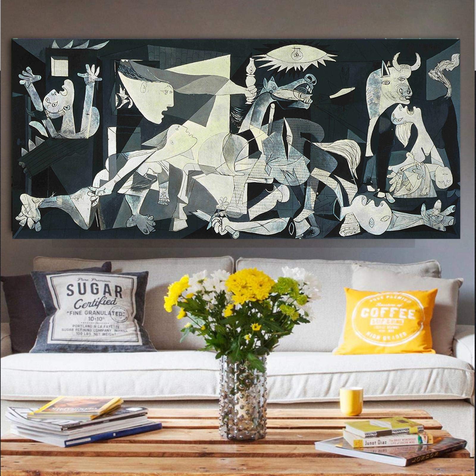Amazon.co.jp: 大型ピカソ ゲルニカの有名な芸術の絵画の複製