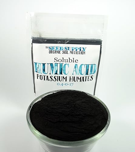 Miniatura 3 de Polvo de ácido húmico soluble orgánico de 2 onzas - Humates de potasio - Humus orgánico natural