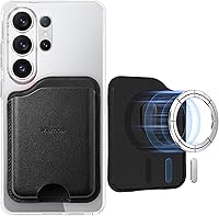 Vista 10 de Miimall para cartera MagSafe, soporte para 3 tarjetas para Samsung Galaxy S26/S25/S24 Ultra/Edge/Plus/FE, Z Fold 7/6, Pixel 10 Serie, iPhone