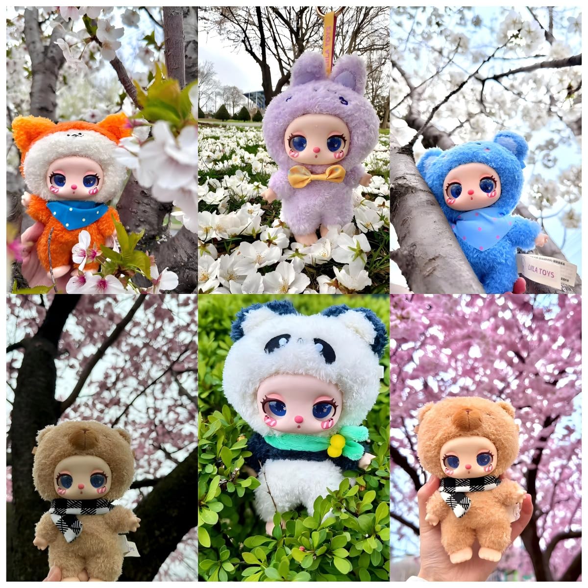 Amazon.co.jp: LIILA'S ZOO シリーズ ぬいぐるみ ブラインドボックス