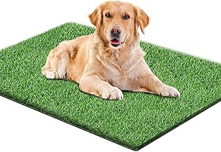 80*100CM Hundeklo für Zuhause & Hundetoilette Balkon Welpen Training Hundetoilette Ersatzrasen mit Kunstrasen Outdoor Ideal für Wohnung & Balkon