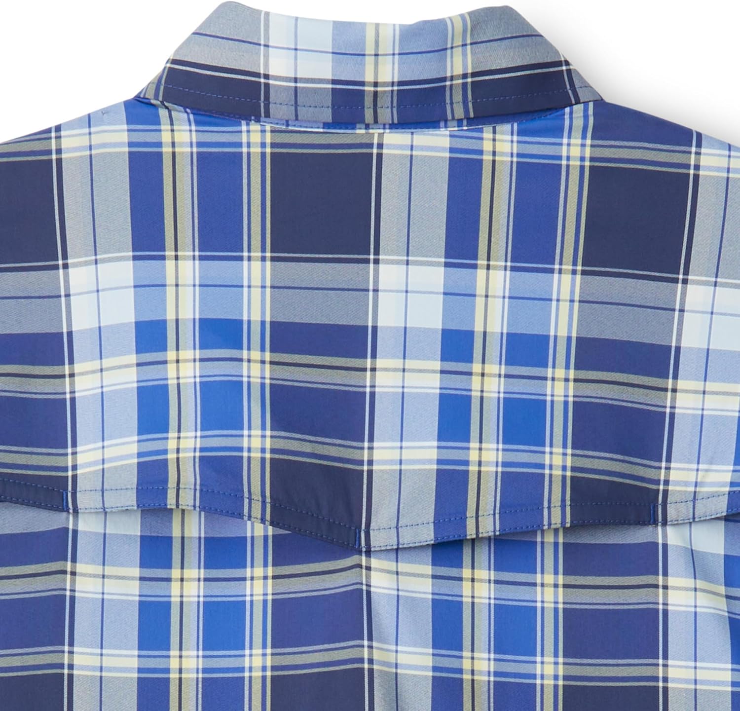 Field & Stream Men's Line Burner Short Sleeve Fishing Shirt, Sunkissed Plaid - Image 8