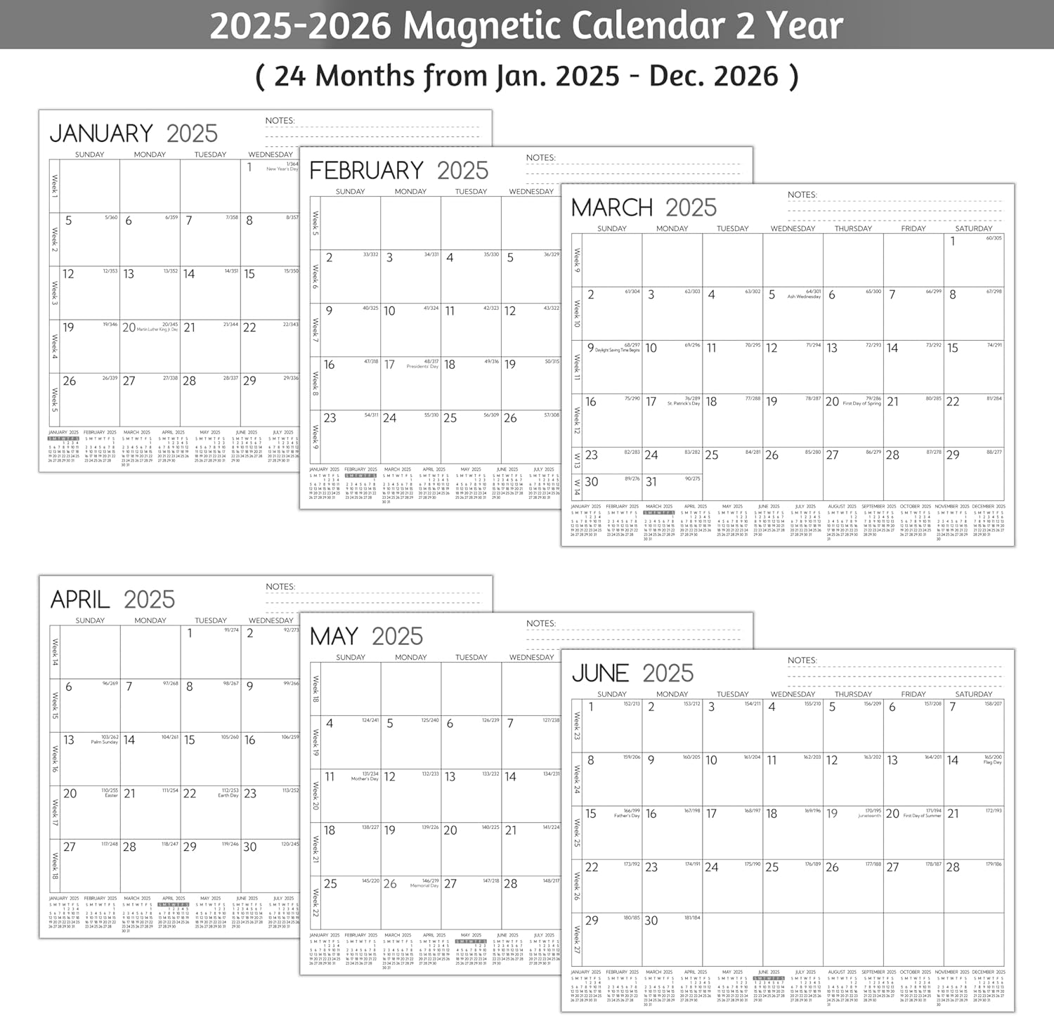 20252026 Calendar for Refrigerator 2 Philippines Ubuy