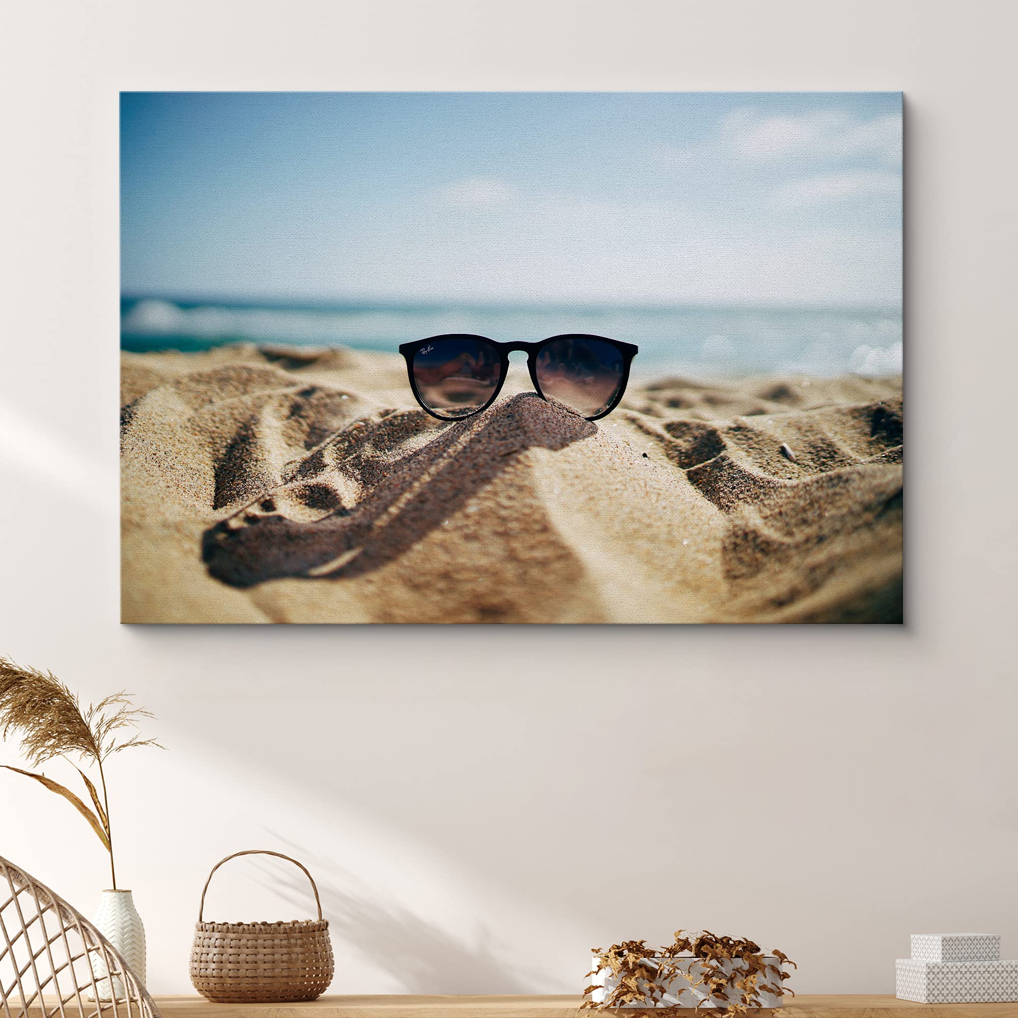 Amazon.com: SIGNFORD Canvas Print Wall Art Sunglasses on The