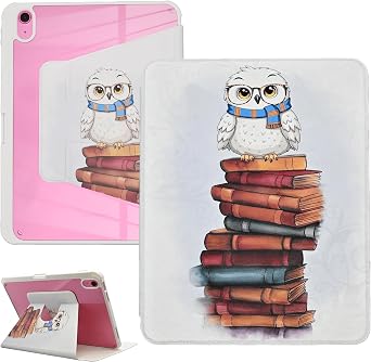 Rotating for iPad A16 11th Gen Case, iPad 10th Generation, Owl Books