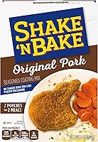 Shake 'N Bake Original Pork Seasoned Coating Mix 5oz - Crispy Crunchy Blend for Pork, Chicken, Fish & Veggies
