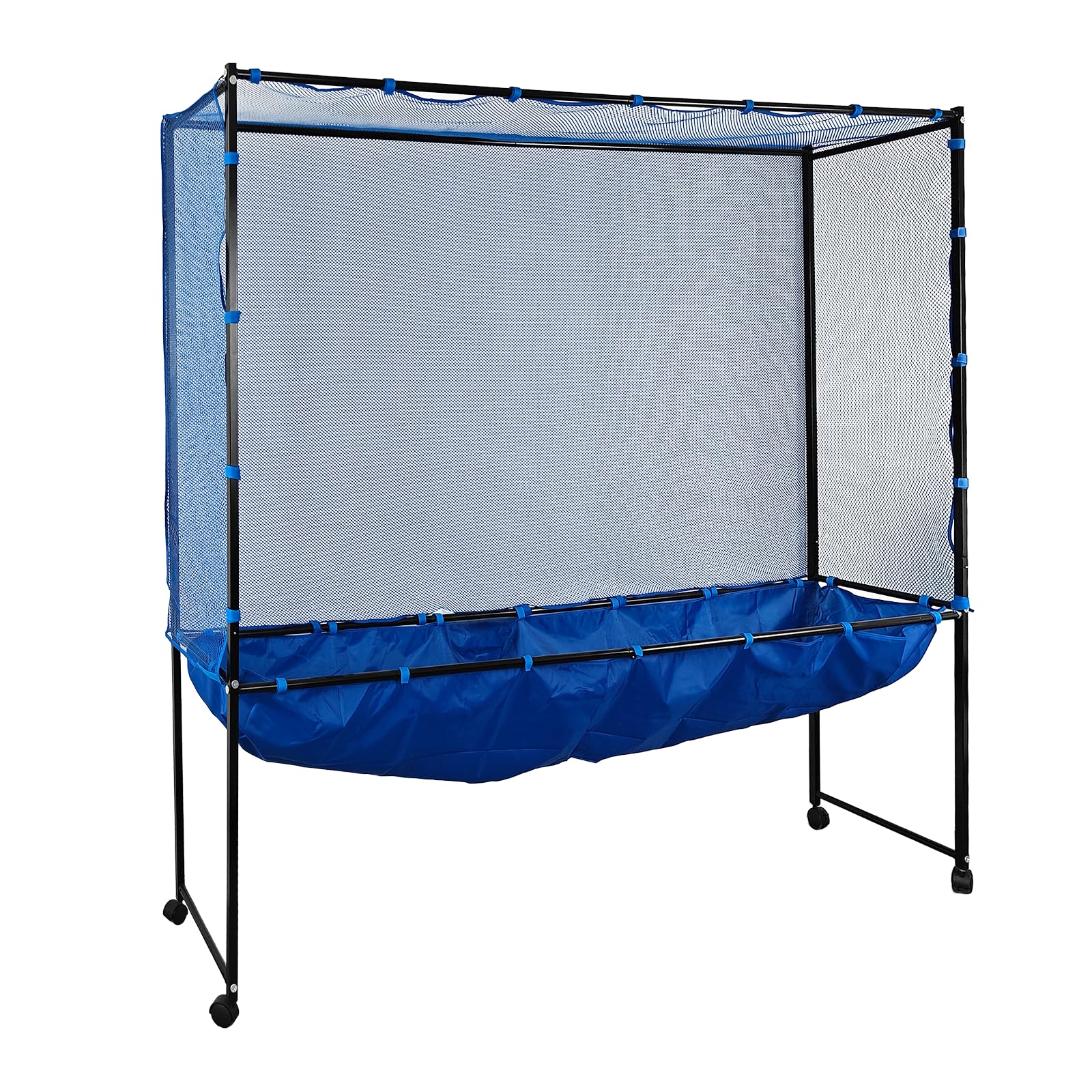 DRKSBESTO Standing Table Tennis Ball Catch Net, 82.68"x15.75" Extra-Wide Ping-Pong Ball Recycling Net, Durable Ball Collector for Training Practice,