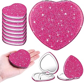 Geelin Espejo plegable compacto de corazón Ga...