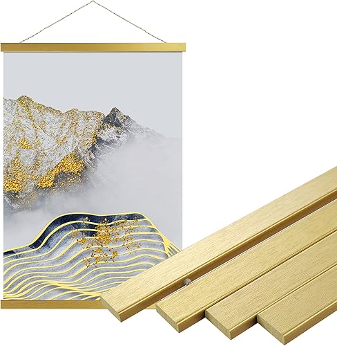 Bluesun Artmag - Marco magnético para colgar pósteres, 18 x 18, 18 x 24, 18 x 30 pulgadas, lienzo, con imán, kit de marcos para colgar pósteres (18