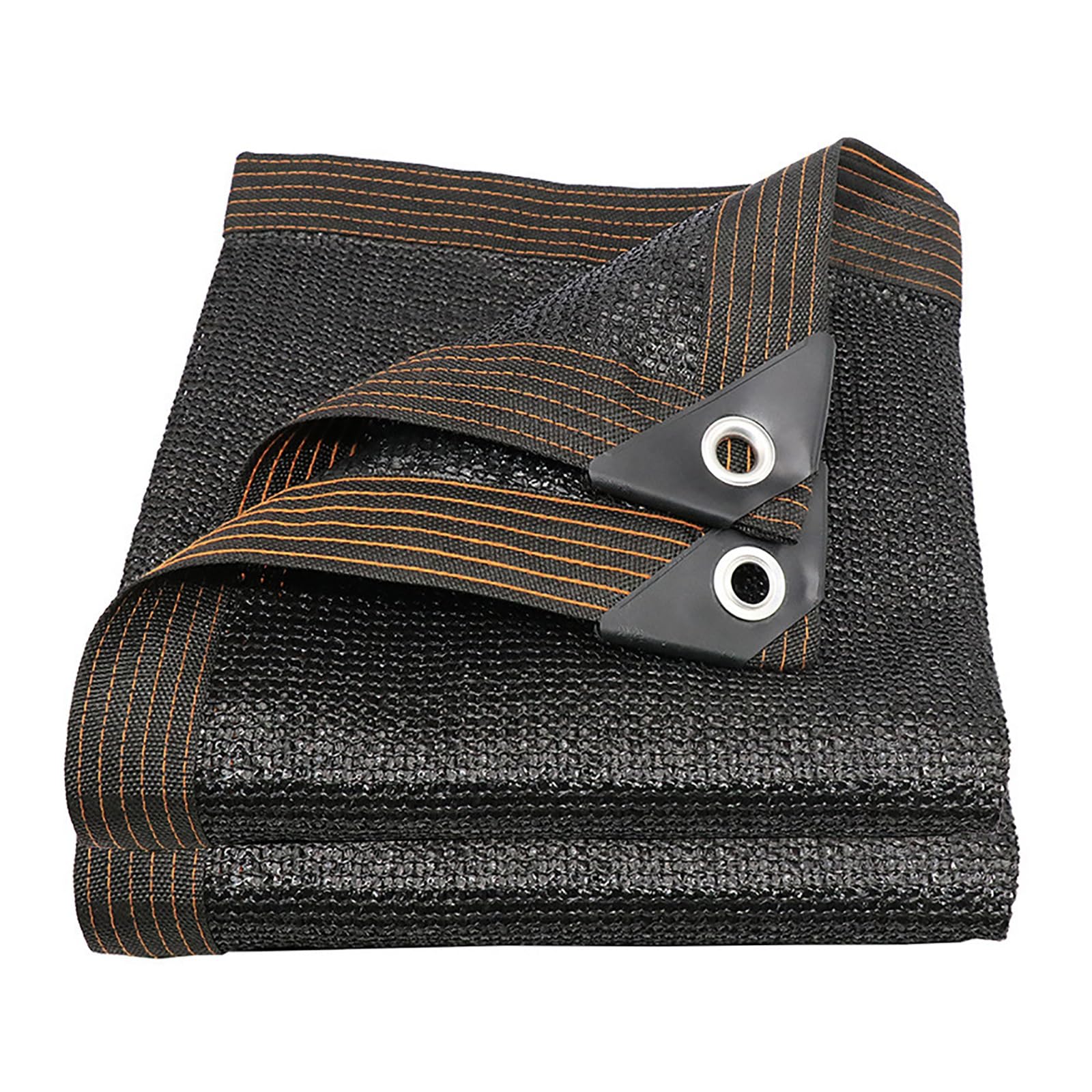 GJZQDKX Black Shade Cloth, Sunshade Netting for Balcony & Pergola, UV Protection Mesh for Greenhouses & Gardens, 4x7m (157.5x275.6in) with Grommets