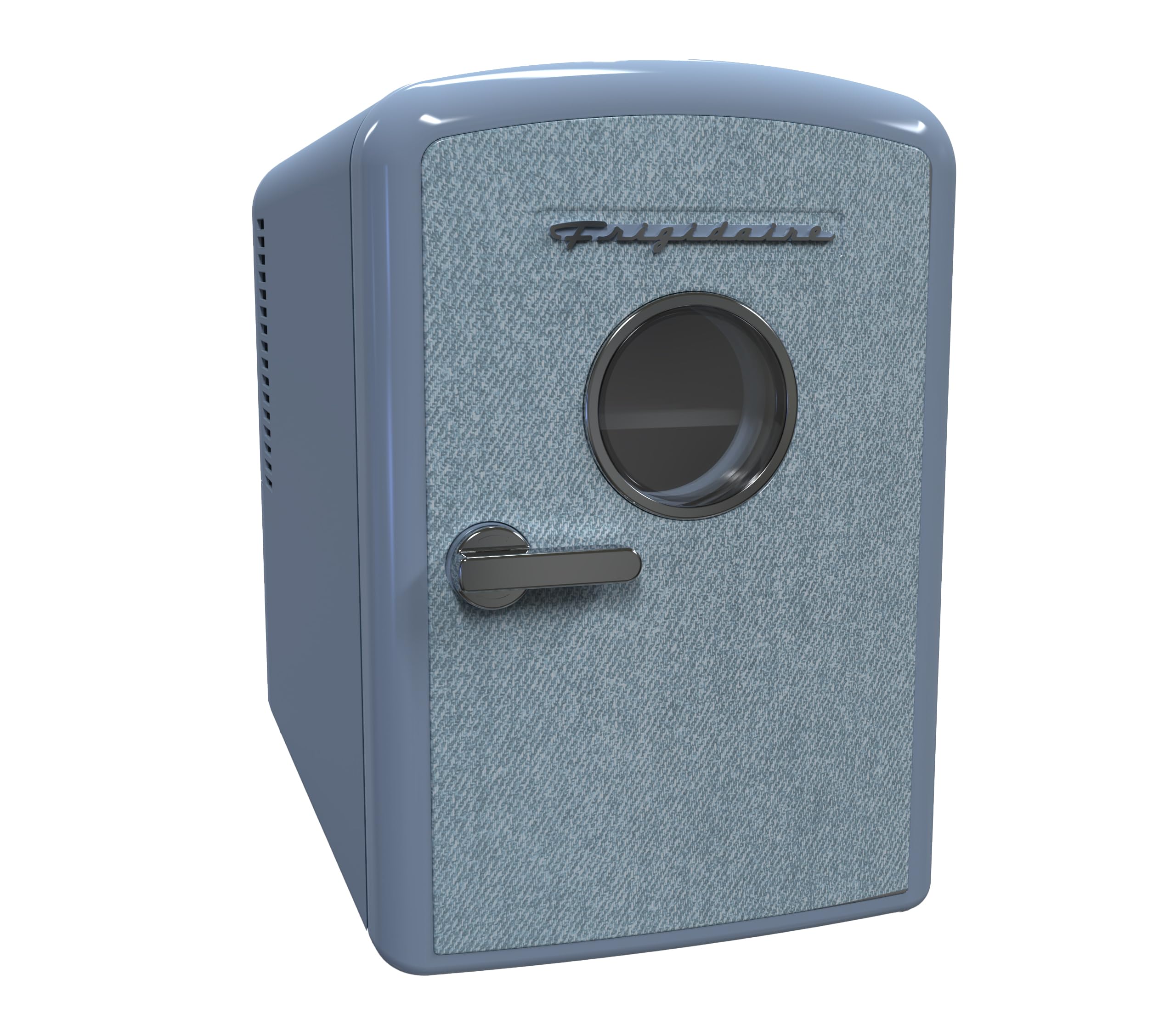 Frigidaire Mini Personal Fridge Cooler, 1 Gal Capacity fits 9 Cans, Includes Plugs for Home Outlet & DC Charger - 9.84