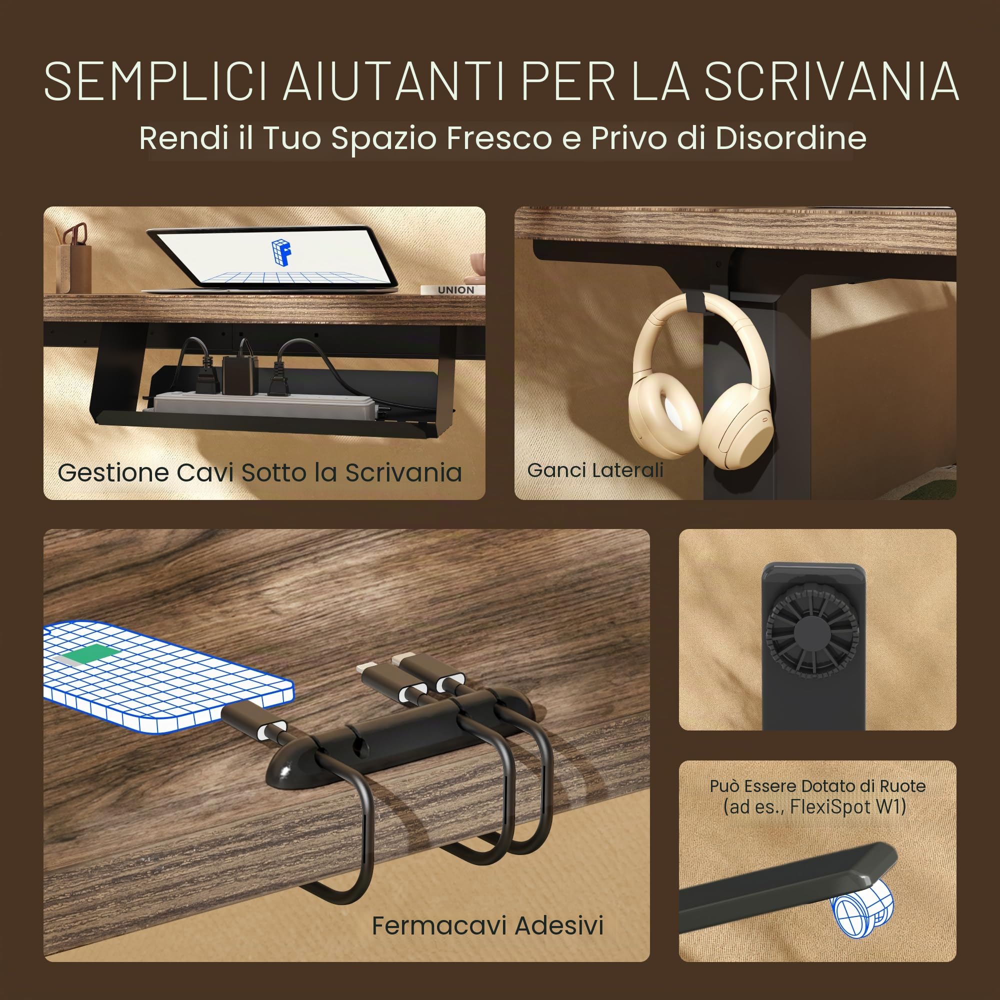 FLEXISPOT Scrivania Regolabile in Altezza a 2 Motori 160x80 cm con Piano Unico, Pannello con Memoria, Portata 100 kg | Carico di 120 kg, sistema anti-collisione, pannello di controllo con 4 memorie e accessori pratici inclusi per ufficio
