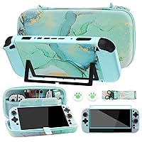 Vista 15 de FUNDIARY Black Carrying Case for Nintendo Switch 2(2025), Shockproof Accessories Bundle with Slim Portable Storage Travel Bag, Clear PC Protective