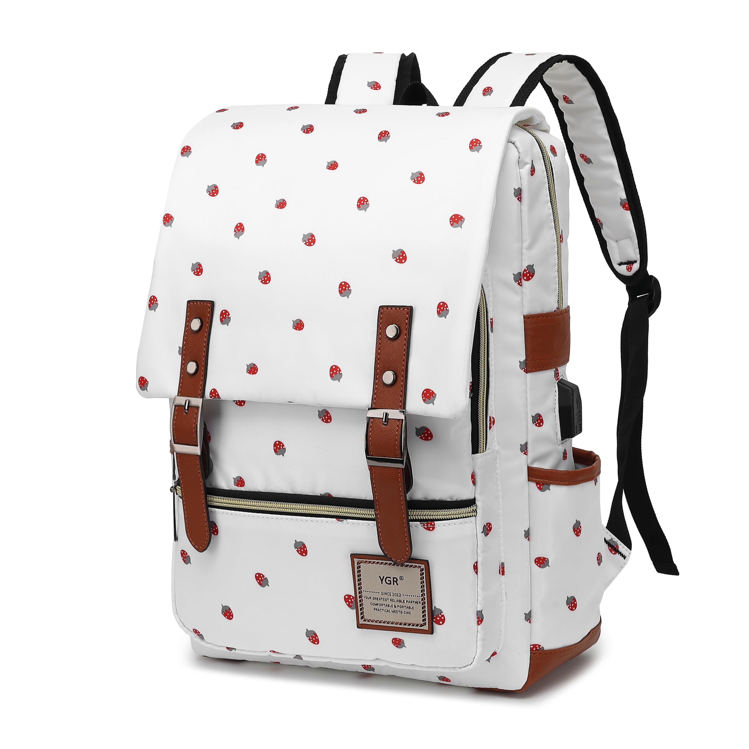 YGR Floral Laptop Backpack for Women Female School Travel Business Outdoor Sports Office Work