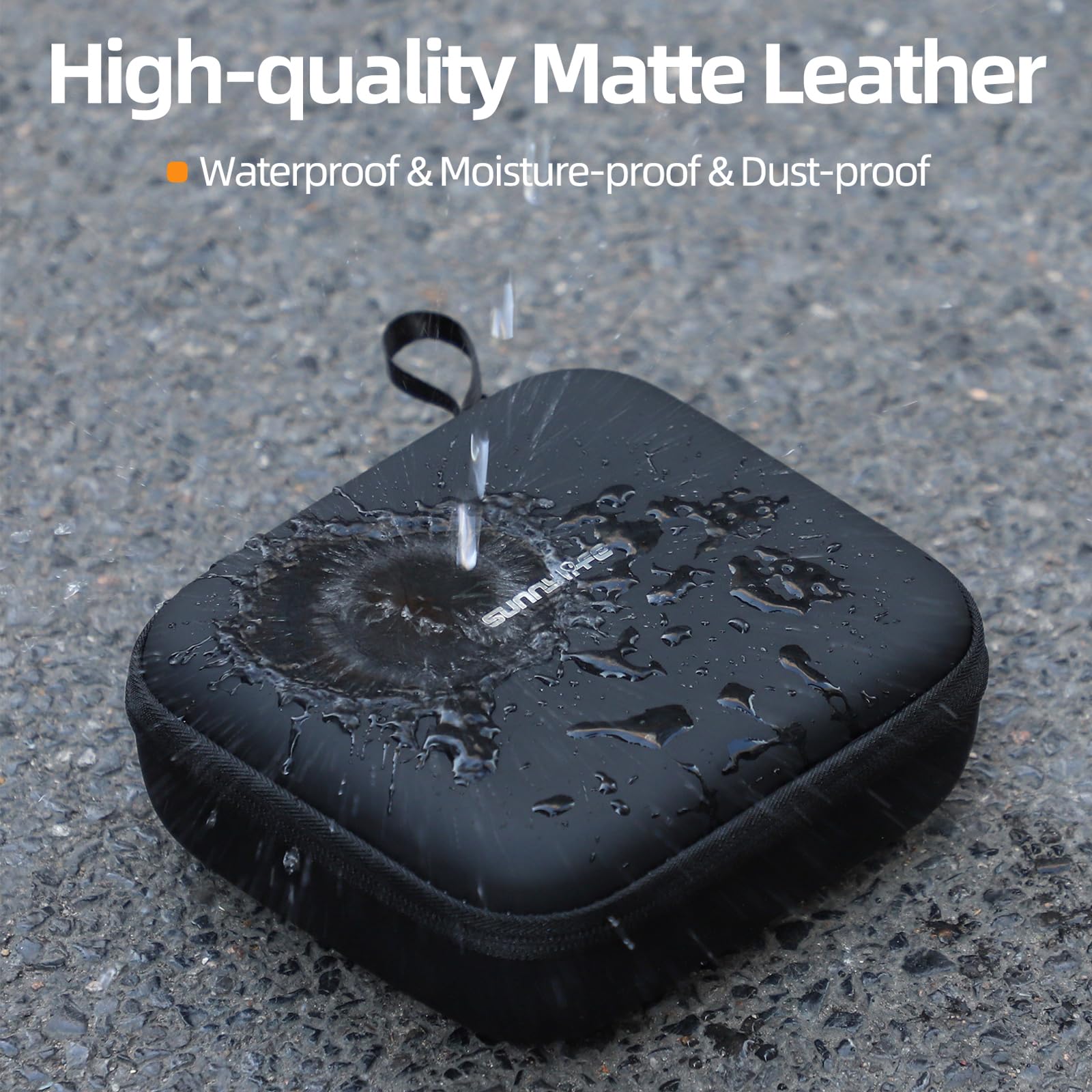 ZJRXM Case for DJI Flip Drone, Portable Travel Bag, Compact Storage Carry Bag for DJI Flip Accessories, gray, 19.2x17.6x7.9cm, Casual - Image 4