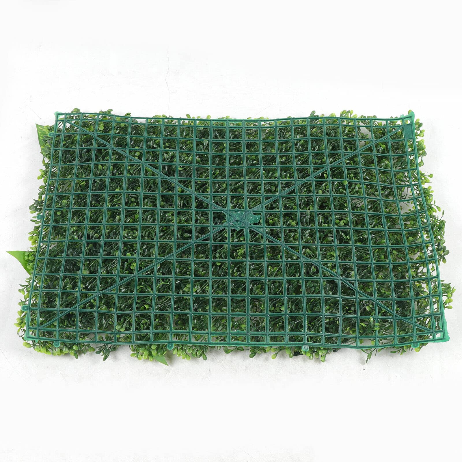 9 Tabletten Simulation Pflanzenwand, 40x60cm Miniaturgarten, DIY Garten Deko, Kunstrasen Miniatur Moos Für Garten Hochzeit Wanddekoration Und Hausgarten Indoor Outdoor Decor, 247 Gabeln,Grün