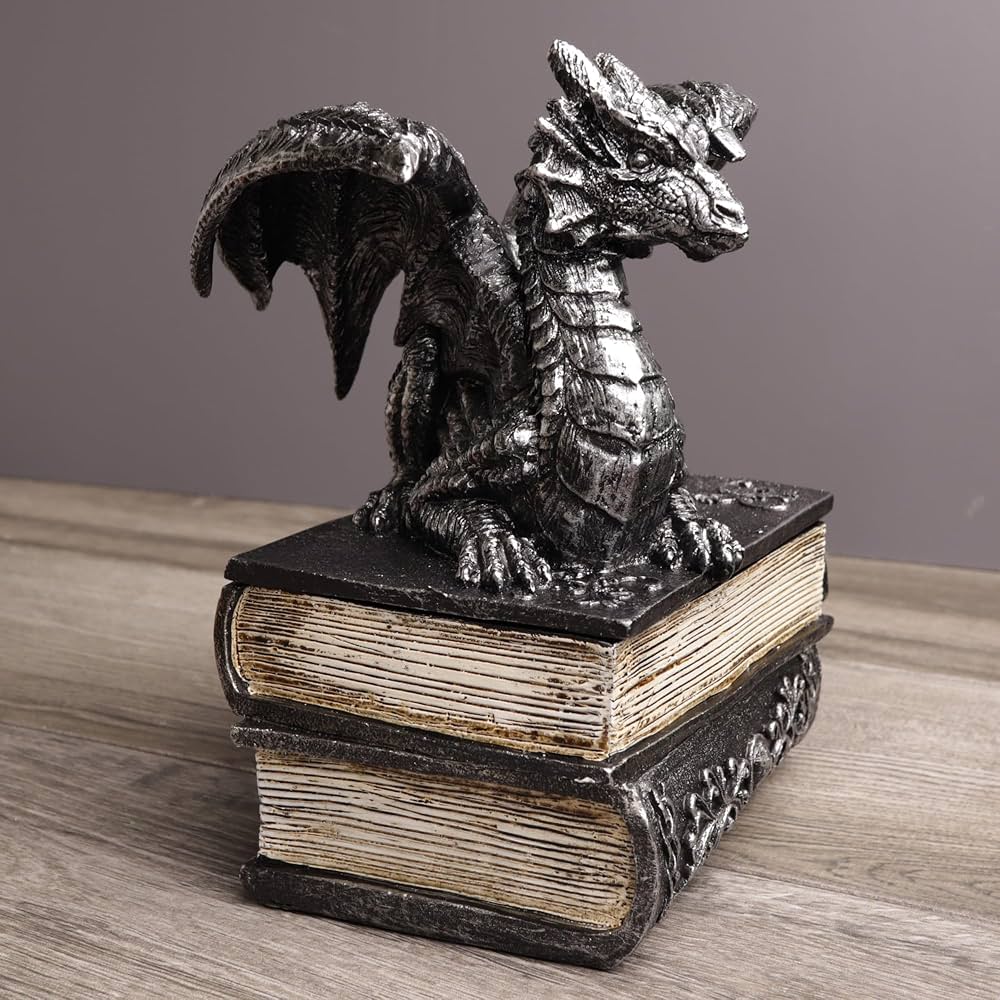 ドラゴン 置物 Amazon.co.jp: Needzo ドラゴン 置物 小物入れ ファンタジーを