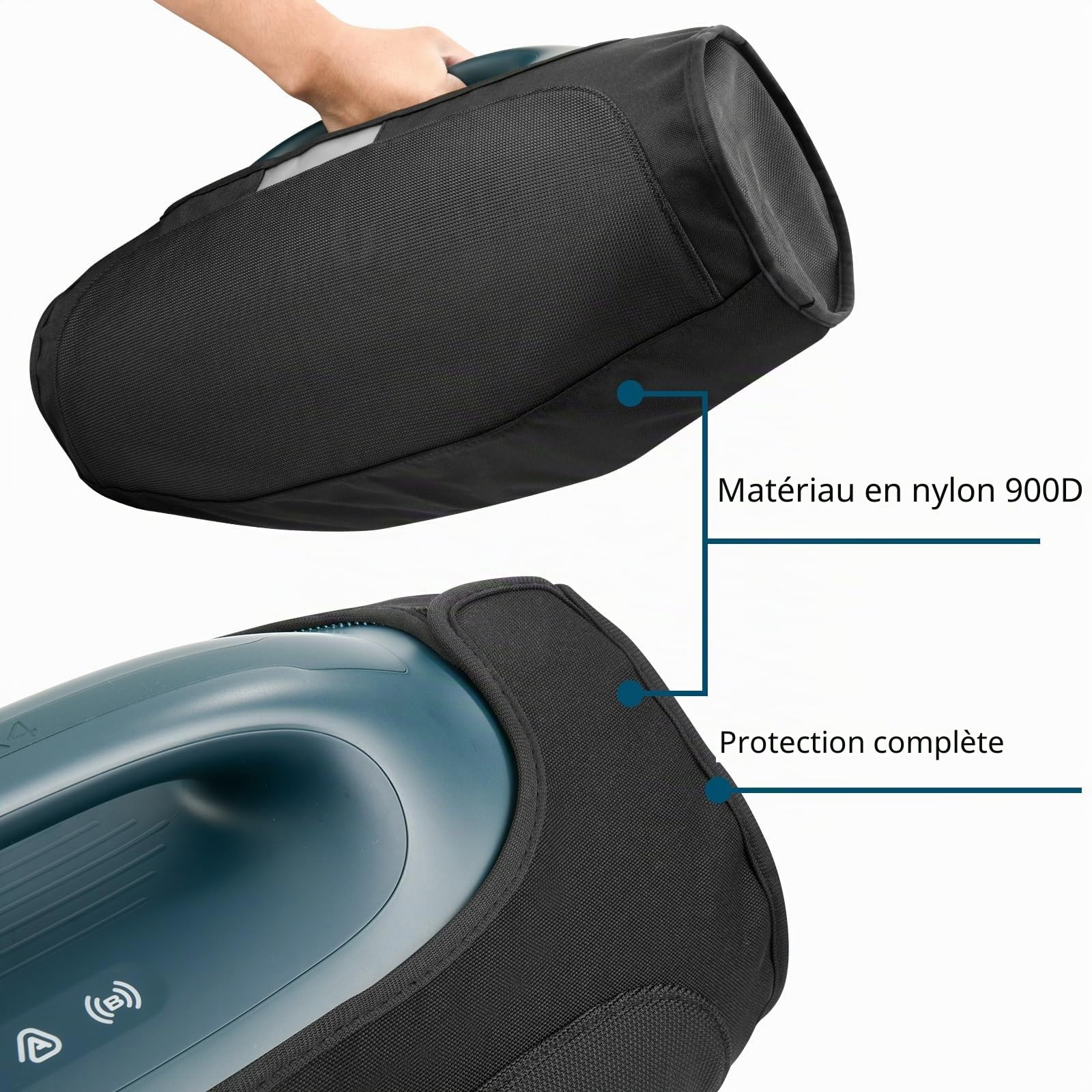 Housse anti-poussière en nylon pour haut-parleur portable JBL Boombox 4, étui de protection en nylon pour haut-parleur Boombox 4