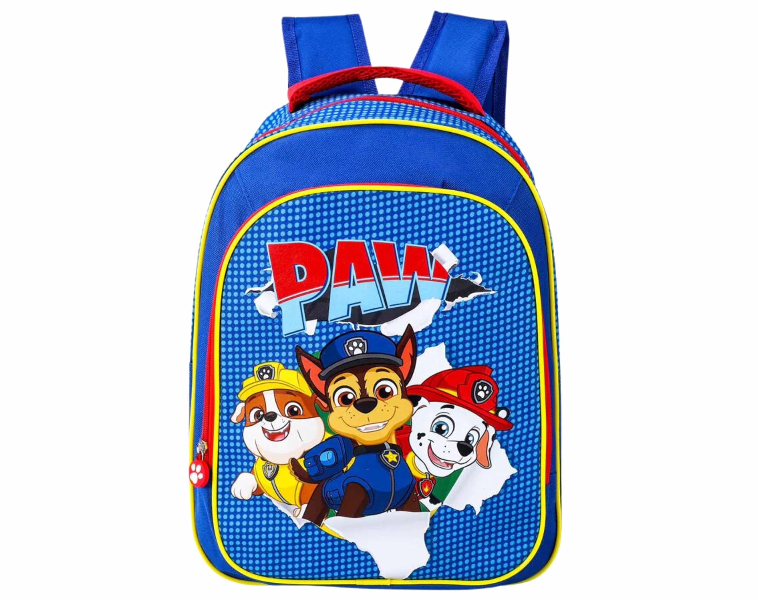 Paw Patrol Backpack Boy Kid Children School Chase Martial Rubble Blue
