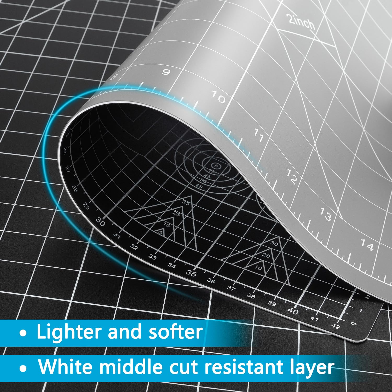 ArtAt Self Healing Cutting Mat - 12"x 18" -7