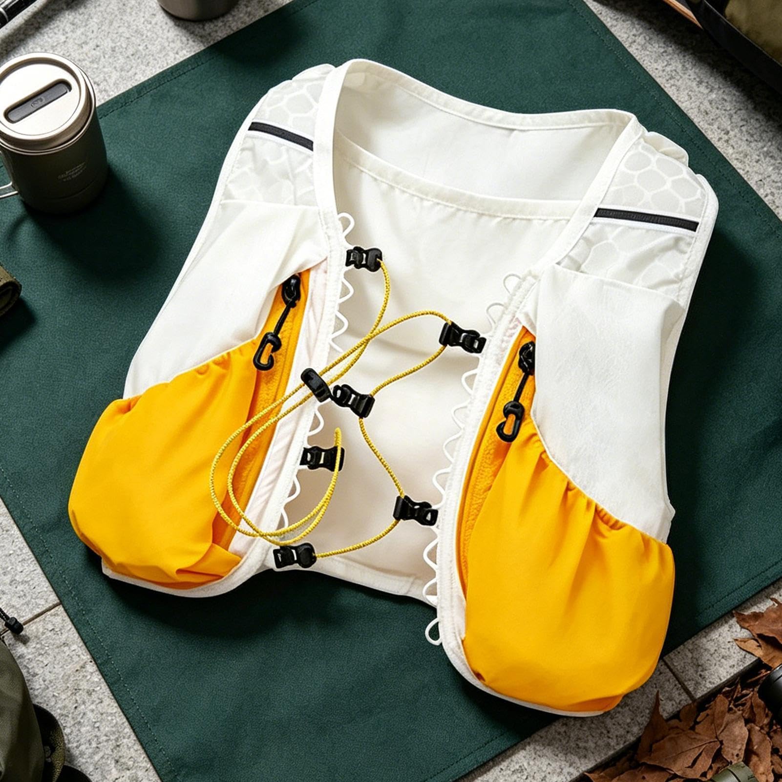 Gilet de course léger pour trail et course à pied pour enfants et cyclisme, randonnée, jogging, marche, gym, voyage, fitness, entraînement, coureurs et