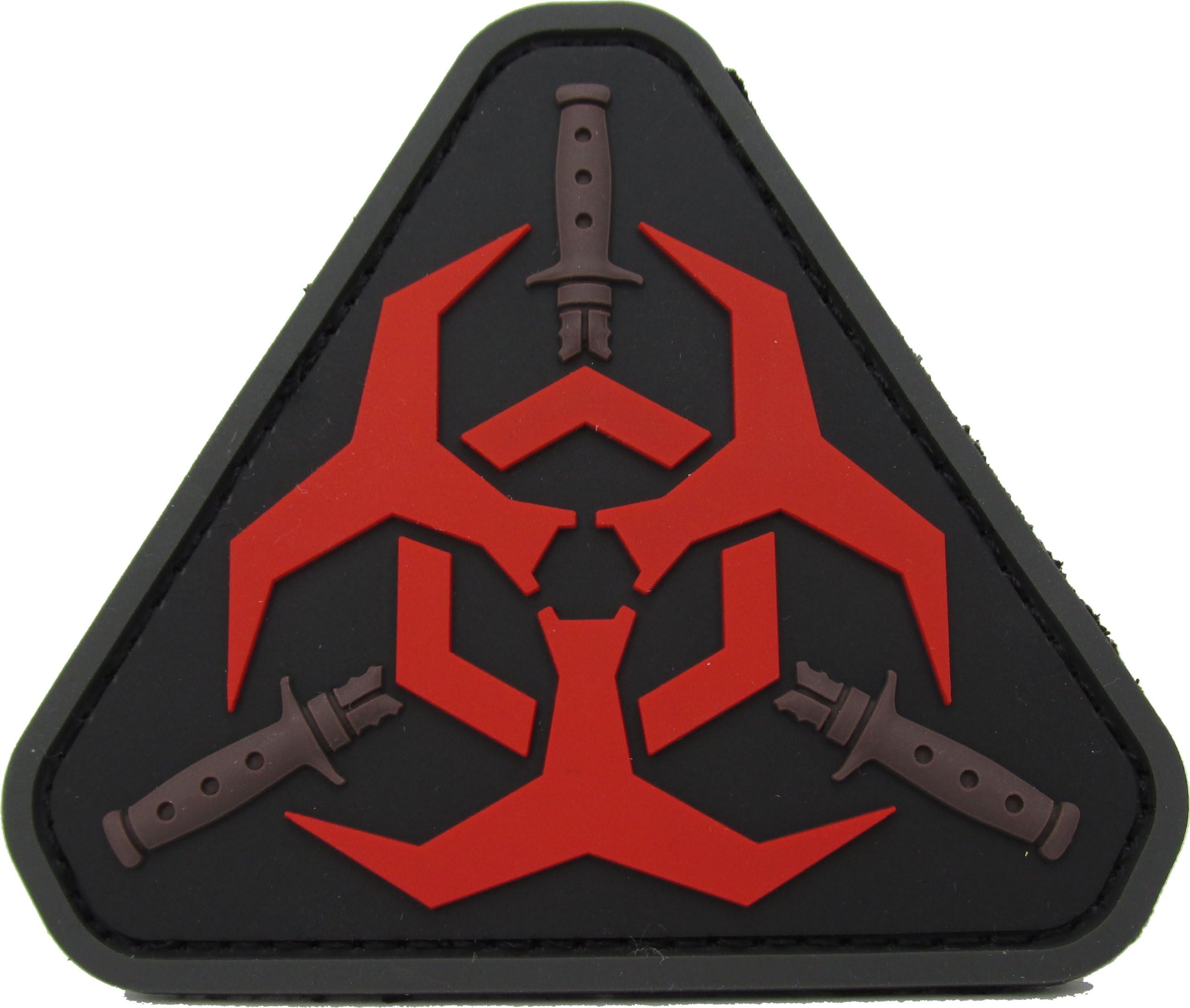 Zombie Outbreak Response Team Patch - PVC (Red & Black)