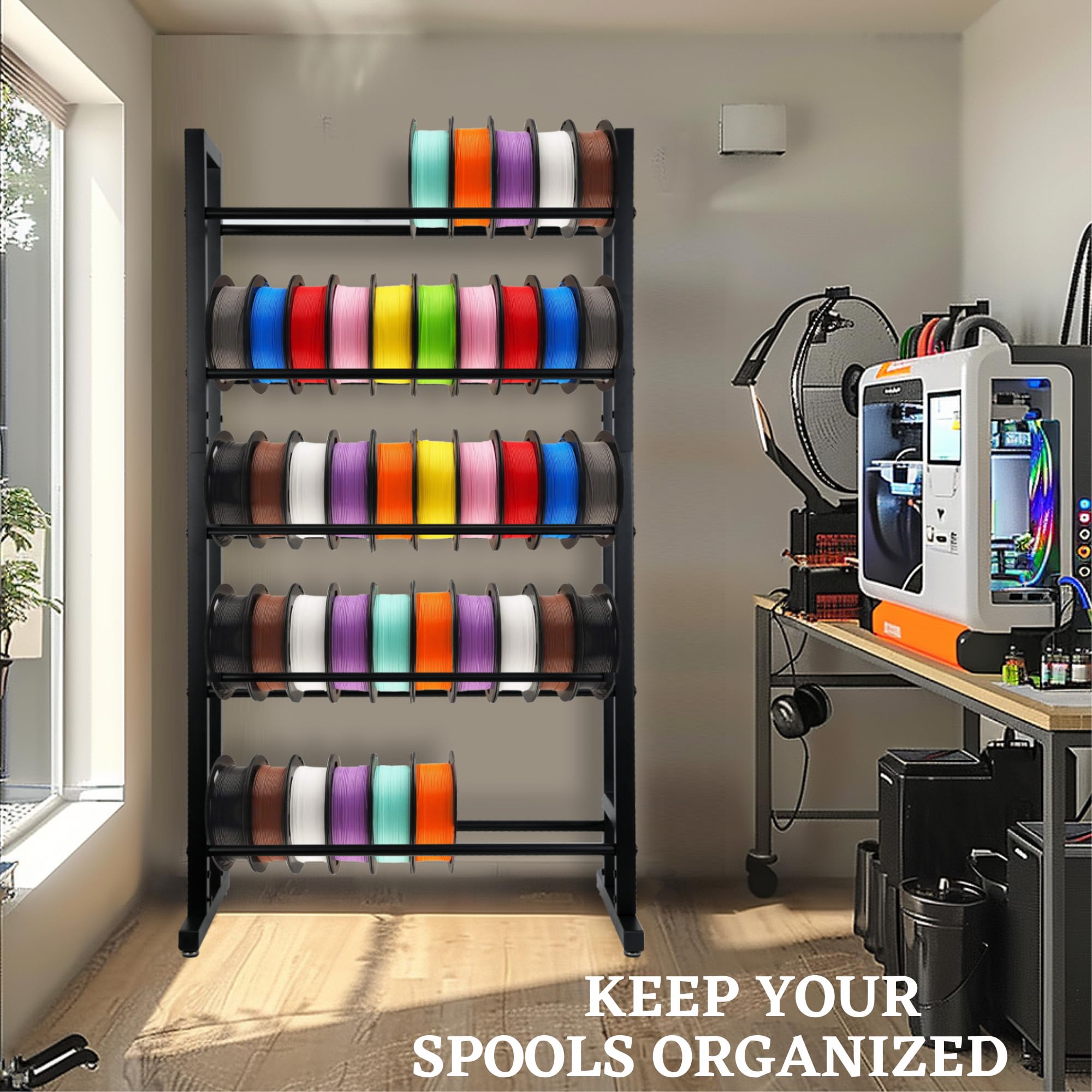 Amazon.co.jp: フィラメント収納ラック 3Dプリンターフィラメント