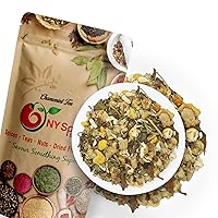 Vista 3 de NY SPICE SHOP Té de hierbas de hierba de limón – 8 onzas (onza) té verde de hierba de limón descafeinado seco y tamizado – Chai de hoja de citronela