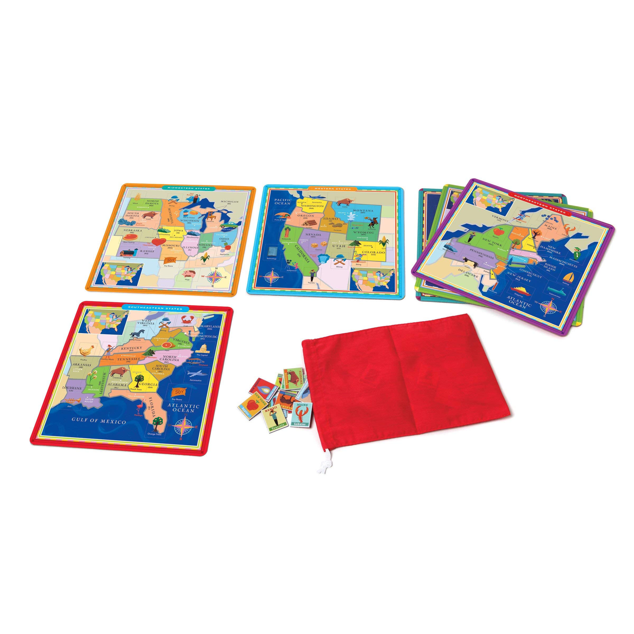 Buy eeBoo United States Geography Bingo Game Online at desertcart KUWAIT
