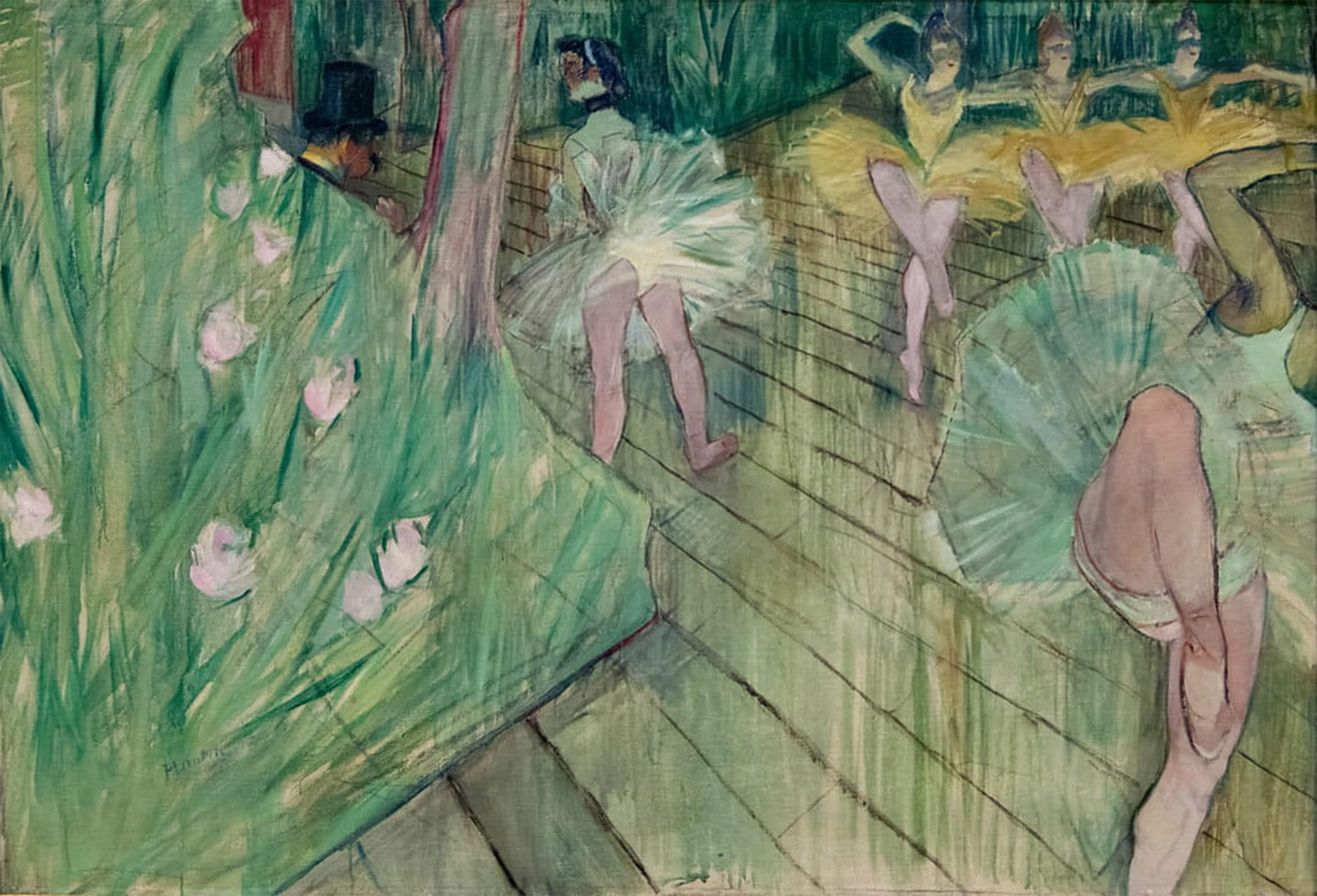 ARTXLXXBN Famous Painting Art Wall Decor Abstract Art Picture Ballet Scene by Henri De Toulouse Lautrec Animal Pictures for Home Decor 60x90cm